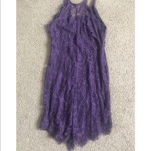 Lavender Lace fitted dress